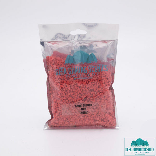 Small Stones 2-3 mm red (500 g)-Geek Gaming